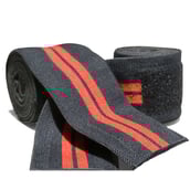 KOBO Knee Wraps Bandages (WTA-10),  Red  Free Size 