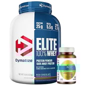 HealthKart Multivit Gold & Dymatize Elite 100% Whey Protein Combo
