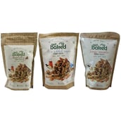 Get Baked Crunch Rocks Combo of 3,  Chocolate No Added Sugar & Tangy Masala  0.150 kg 