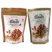 Get Baked Crunch Rocks Combo of 2,  Chocolate & No Added Sugar  0.1 kg 