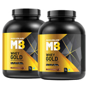MuscleBlaze Whey Gold 4.4 lb Mocha Cappuccino - Pack of 2