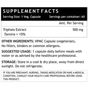 INLIFE Triphala Extract 500 mg,  60 capsules 