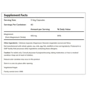 Now Magnesium Citrate (400mg), Unflavoured 120 veggie capsule(s)