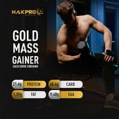 4 - Nakpro Gold Mass Gainer,  2.2 lb  Vanilla 
