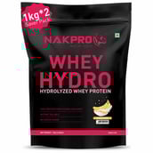1 - Nakpro Whey Hydro Hydrolyzed Whey Protein,  2.2 lb  Banana (Pack of 2) 