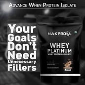 6 - Nakpro Whey Platinum Whey Protein Isolate,  2.2 lb  Coffee 