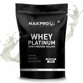 1 - Nakpro Whey Platinum Whey Protein Isolate,  2.2 lb  Unflavored 