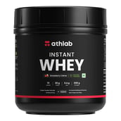 1 - Athlab Instant Whey, 1.1 lb Strawberry Creme