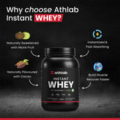 4 - Athlab Instant Whey,  2.2 lb  Dark Chocolate 