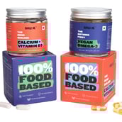 1 - RawRX Vegan Omega-3 & Calcium + D3 Combo,  2 Piece(s)/Pack 