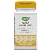 1 - Nature's Way B-50 Complex,  100 capsules  Unflavoured 