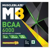 MuscleBlaze BCAA 6000, 0.44 lb Tangy Orange(Highlight)