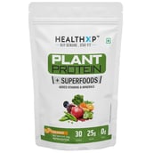 1 - HealthXP Plant Protein + Superfood,  2.2 lb  Orange 