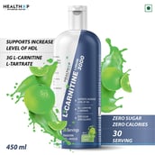 4 - HealthXP L Carnitine Liquid 3000,  450 ml  Lemon Twist 