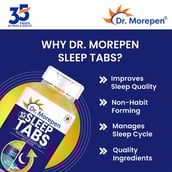 6 - Dr. Morepen Sleep Tabs,  60 tablet(s)  Unflavoured 
