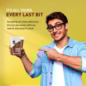 4 - MuscleBlaze High Protein Peanut Butter, 1 kg Dark Chocolate Crunchy