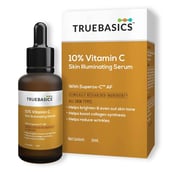 1 - TrueBasics 10% Vitamin C Skin Illuminating Serum with Kakadu Plum Extract OP,  30 ml  for Skin Brightening, Fine Lines & Wrinkles 