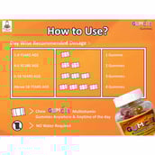 6 - Dr Wonder GUMCEE Multivitamin,  30 gummies  Mix Fruit 