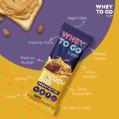 7 - Whey To Go Energy Bar,  6 bar(s)  Peanut Butter 