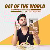 7 - MuscleBlaze Instant Oats,  1 kg  Unflavoured 