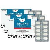 1 - Activist Cal Calcium,  10 tablet(s)  Unflavoured (Pack of 3) 