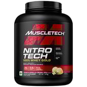 1 - MuscleTech Nitrotech 100% Whey Gold,  4.4 lb  French Vanilla Cream 