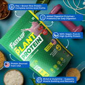 3 - Fast & Up Plant Protein,  2.91 lb  Strawberry Splash 