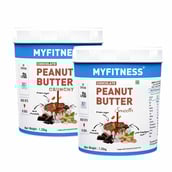 1 - Myfitness Chocolate Peanut Butter Combo Pack,  1.25 kg  Smooth & Crunchy 