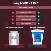 3 - Myfitness Dark Chocolate Peanut Butter 510g Combo,  2 Piece(s)/Pack  Smooth & Crunchy 