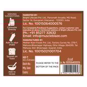 7 - MuscleBlaze High Protein Peanut Butter,  0.340 kg  Dark Chocolate Creamy 