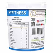 4 - Myfitness Honey Peanut Butter,  1.250 kg  Smooth 