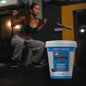 6 - Myfitness Dark Chocolate Peanut Butter,  1 kg  Smooth 