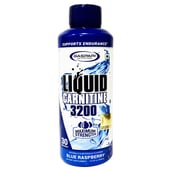 1 - Gaspari Nutrition Liquid Carnitine 3200mg,  450 ml  Blue Raspberry 
