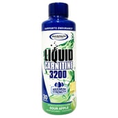 1 - Gaspari Nutrition Liquid Carnitine 3200mg,  450 ml  Sour Apple 