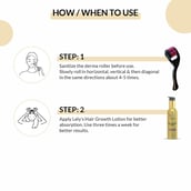 5 - Lely's Hair Growth Lotion 100ml & 0.5mm Derma Roller Combo, 2 Piece(s)/Pack for All Hair Types