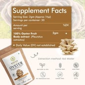1 - Rooted Active Naturals Oyster Mushroom Extract Powder,  60 g 