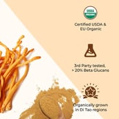 4 - Rooted Active Naturals Cordyceps Militaris Organic Mushroom Extract,  45 g 