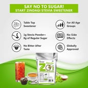 2 - Zindagi Stevia Loose (Pack of 4),  100 sachets/pack 