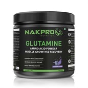 1 - Nakpro Glutamine,  0.55 lb  Blueberry 