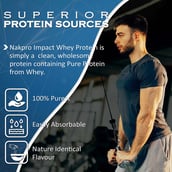 7 - Nakpro Impact Whey Protein,  2.2 lb  Double Rich Chocolate 