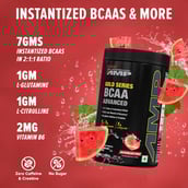 2 - GNC AMP Gold Series BCAA Advanced,  0.88 lb  30 Servings  Watermelon Punch 