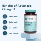 3 - HealthKart Advanced Omega-3 with 360mg EPA & 240mg DHA,  60 capsules 