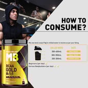 3 - MuscleBlaze BCAA Gold 8:1:1,  0.99 lb  30 Servings  Fruit Punch 