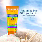 2 - VLCC Radiance Pro Sun Screen Gel,  100 g  Saxifraga & Grape Fruit Extracts 