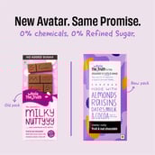 6 - The Whole Truth Milky Nuttyyy,  6 bar(s)  Fruit and Nut Chocolate 