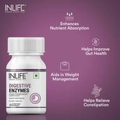 4 - INLIFE Digestive Enzymes,  60 capsules 
