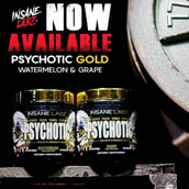 3 - Insane Labz Psychotic Gold, 0.44 lb Cherry Bomb
