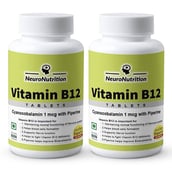 1 - NeuroNutrition Vitamin B12,  Unflavoured (Pack of 2)  60 tablet(s) 