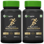 1 - Fitspire Fit Men Gold Multivitamin,  2 Piece(s)/Pack  Unflavoured 