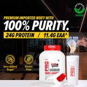 4 - GNC Pro Performance 100% Whey Protein & Black Shaker 700 ml Combo,  4 lb  Chocolate Supreme 